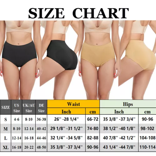 UK Women Push Up Padded Underwear Shapewear Bum Butt Lift Enhancer Brief Panties - Picture 2 of 16