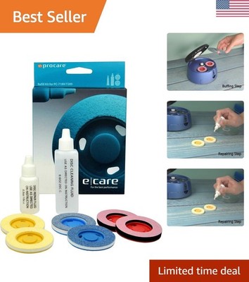 Disc Cleaning & Repair Refill Kit for Blu-Ray and DVD Safely Revive Your Media