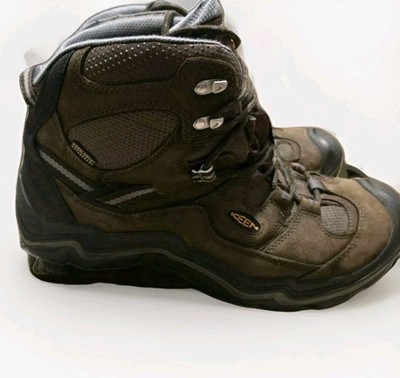 Keen Durand II Hiking Boots Mens 13M Brown Leather Waterproof  GREAT COND
