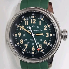 Waltham A-17 Watch Angels Men's Swiss Made Automatic Watch 40mm Green