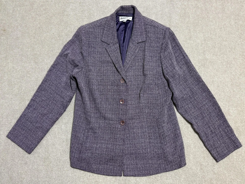 Danny & Nicole Pantsuit Mujer 14 Púrpura 3 Piezas Blazer Shell Pantalones Forrados Trabajo Foto 2 de 4