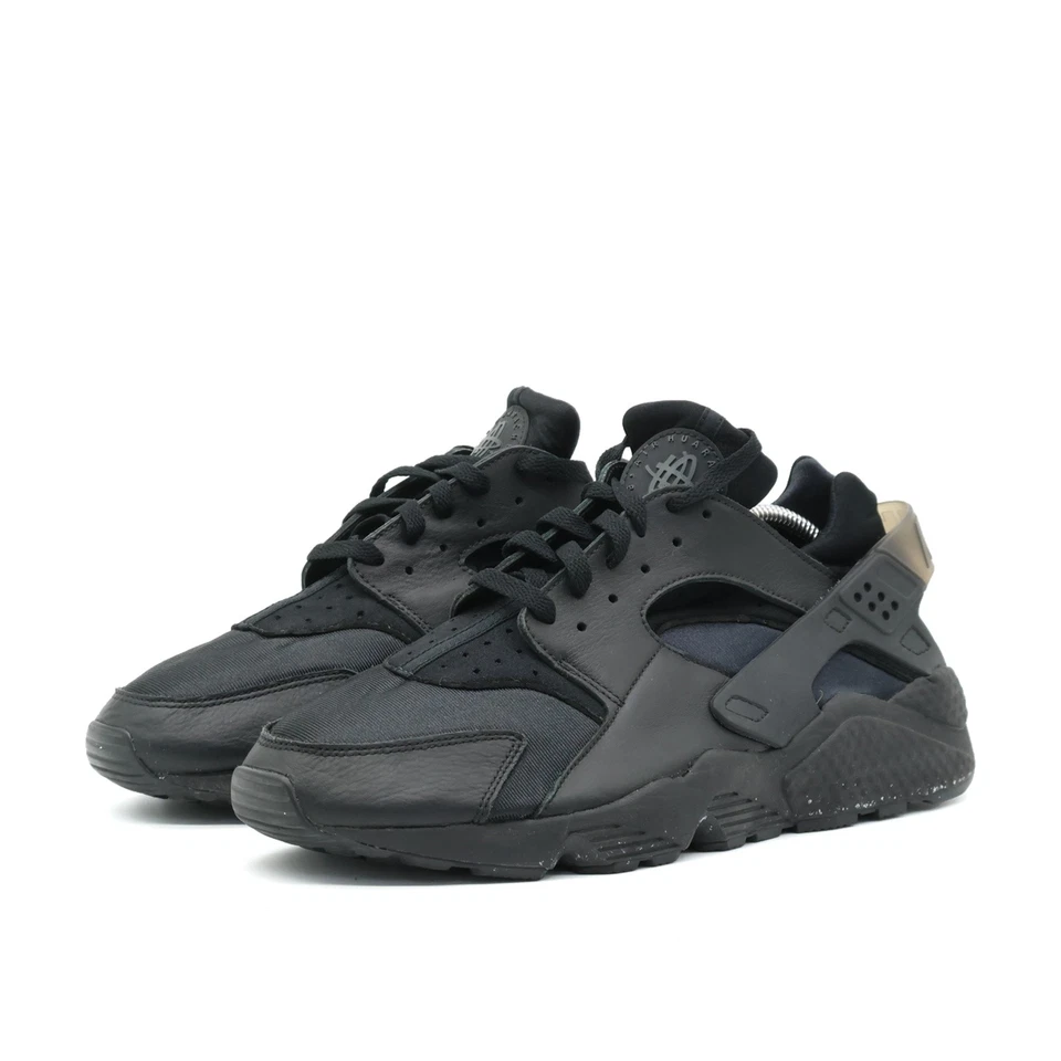 Nike Herren Air Huarache Schuhe EU 47 Schwarz DD1068-002 Leder/Textil - Bild 3 von 4