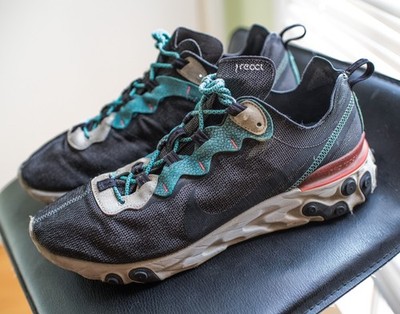 Nike React XE men gray lace up sneakers CD 2153-001, Sz 11,2019
