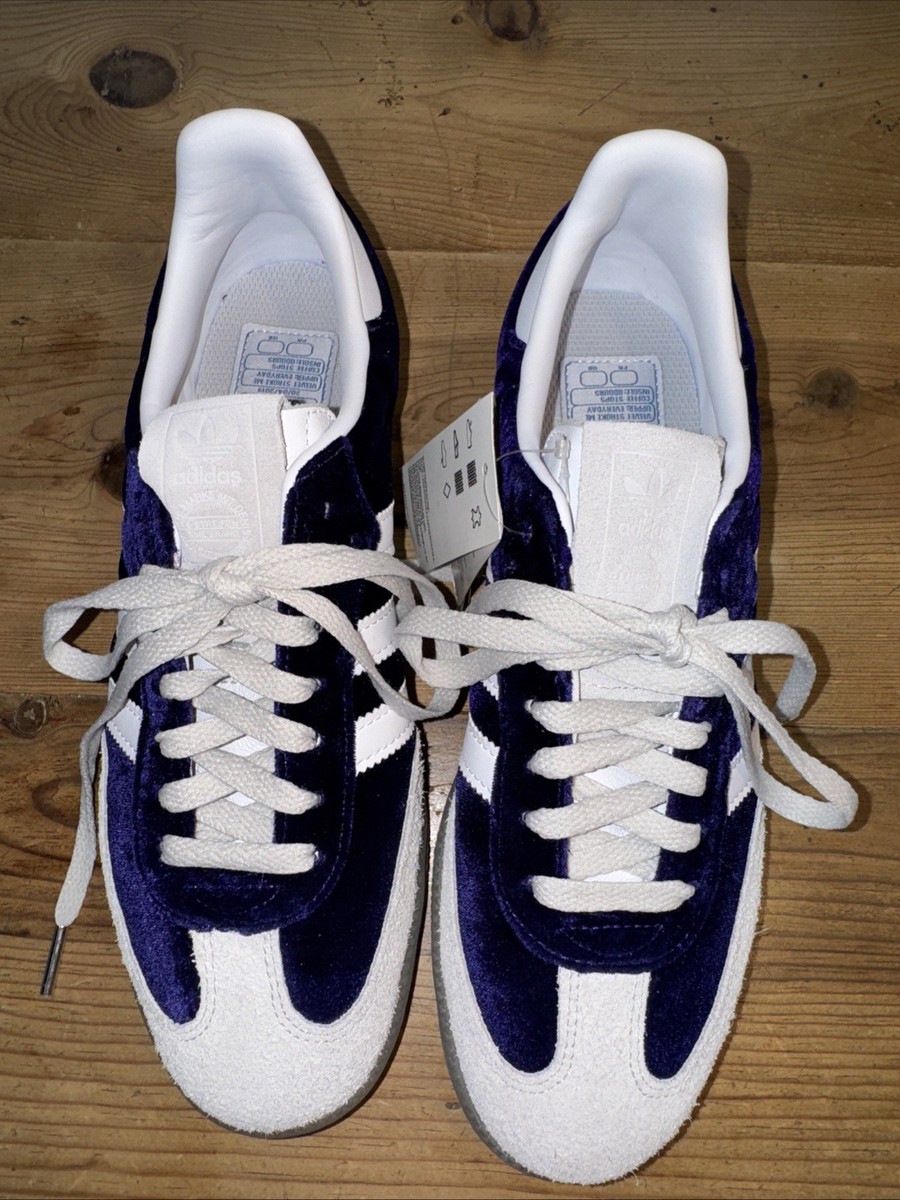 Adidas Samba OG 420 Purple Haze Velvet Men's 8 New Shoes Sneakers