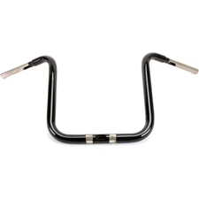 KST Kustoms Gloss Black 1 1/4" SS Straight Jacket 14" Rise Handlebar - 3211057HG