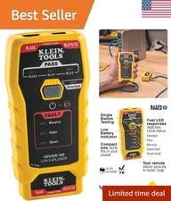 Professional-Grade Cable Tester: Klein VDV Tester with Battery  Remote Included