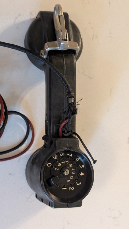 Western Electric/Bell System Lineman Black Rotary  Test Phone