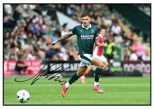 10876. Jamie Paterson Signed Pictures A4 Prints Swansea Bristol Forest Walsall
