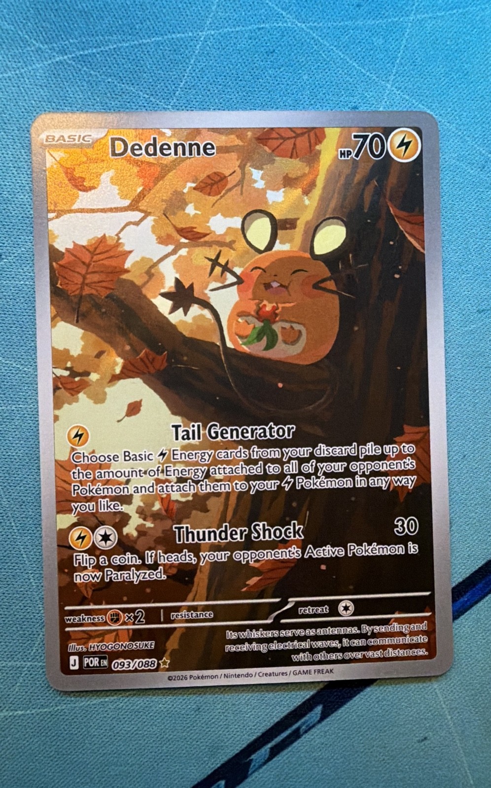 Dedenne 093/088 Me03: Perfect Order Holo *MINT*