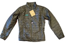 Patagonia Nano Puff Jacket Men s Forge Grey Primaloft 84212 NWT Corporate Logo