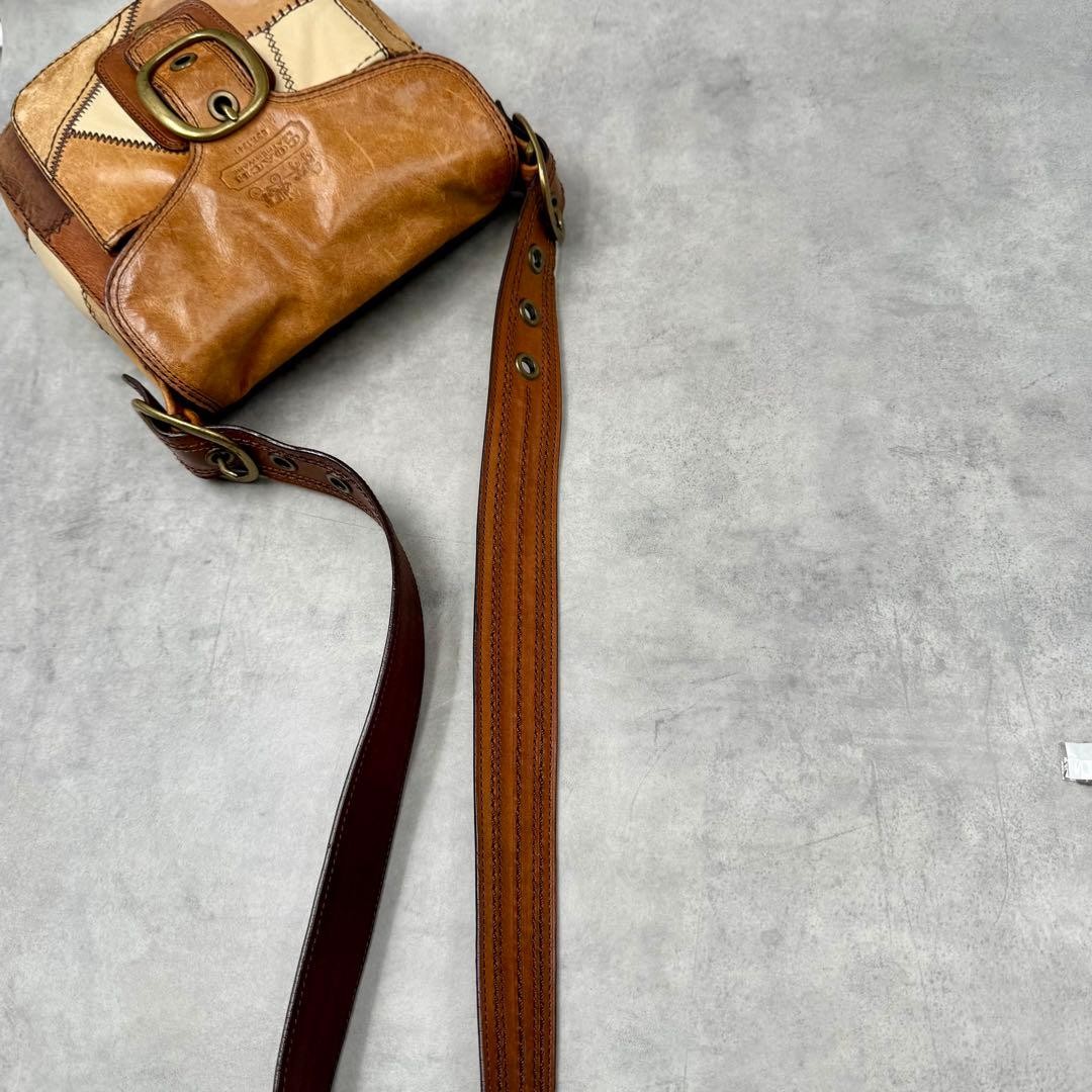 Coach Bleecker Leather Patchwork Shoulder Bag 65t… - image 11