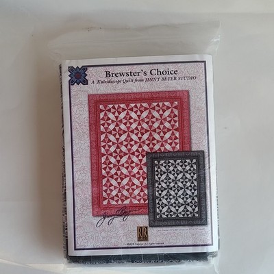 Jenny Beyer Studio Brewster's Choice Kaleidoscope Quilt Kit with Pattern 