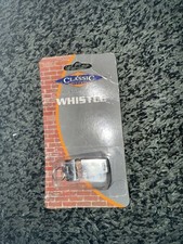 Classic Whistle Silver Metal Loud coach sports lifeguard referee police survival