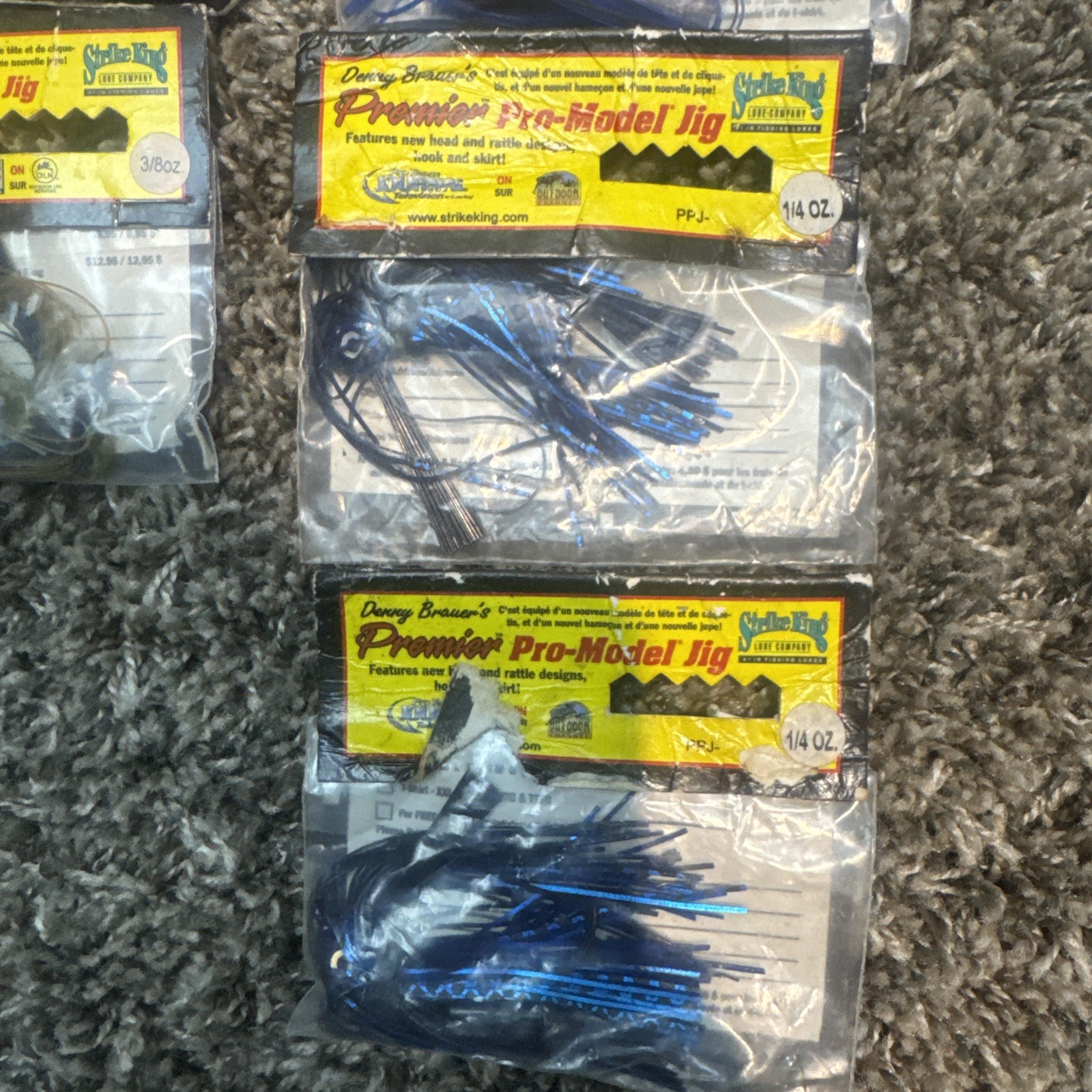 7 strike king Denny Brauer premier pro-model and Elite jigs  - Image 3