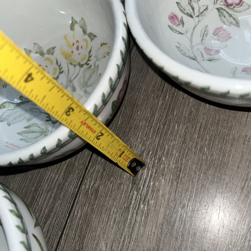 Portmeirion Botanic Garden Large Salad Serving Bowl 5.5" Lot Of 7 Rare - Picture 17 of 20