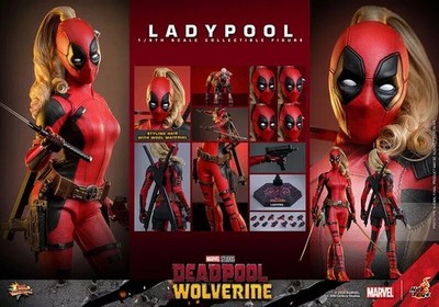 New Hot Toys MMS747 Lady Deadpool 1/6 From Deadpool & Wolverine in