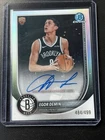 2025-26 Bowman Egor Demin Chrome Auto Autograph RC Refractor Rookie #/499 Nets