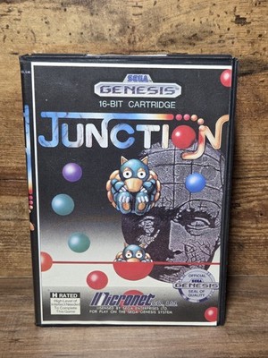 Sega Genesis Junction Video Game Complete w/ Case & Manual Rare Tested & Working