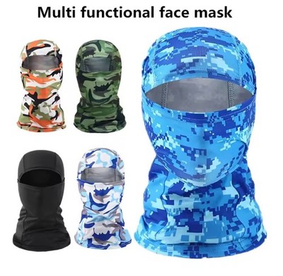 Cooling Balaclava Face Cover Ice Silk Sun UV Neck Gaiter Cycling Fishing Hood