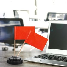 6 Pcs National Flag Display Stand Desktop Small Base Mini Holders for Flags