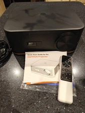 4K Full HD Bright Projector with WiFi and Bluetooth, HAPPRUN Movie Home Theatre