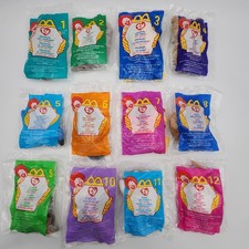McDonald  s Happy Meal Toys Ty Teenie Beanie Babies 1999 Complete Set Of 1-12  4