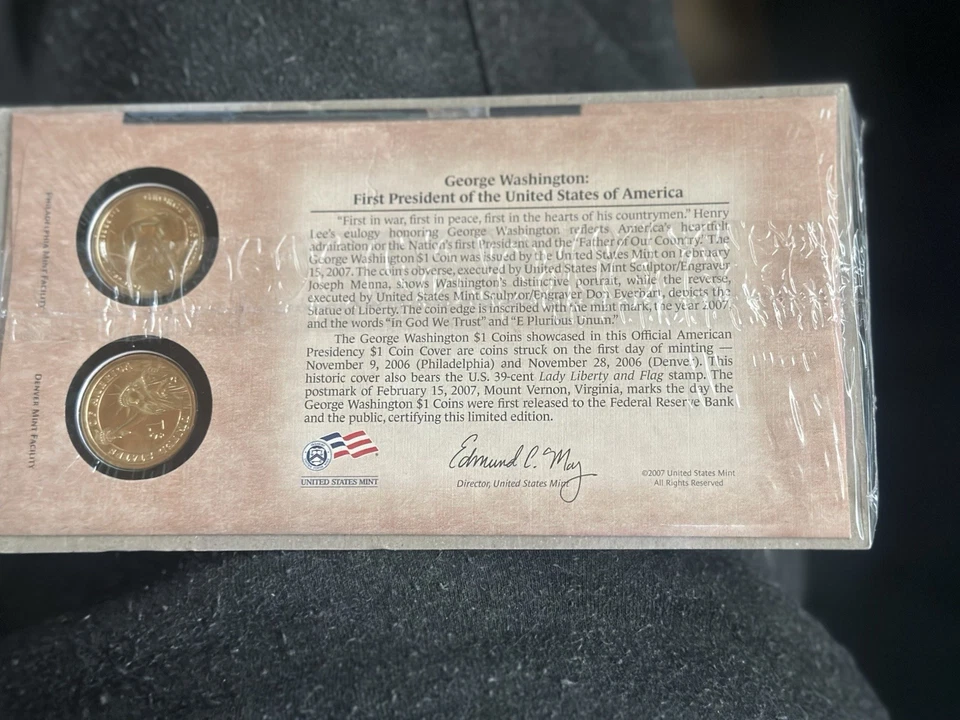 US MINT 1st DAY PRESIDENTIAL DOLLAR 37 MINT SE ALE D  SETS 2007-2016 - Image 3 of 4