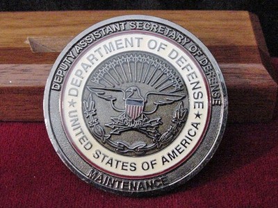 Deputy Assistant Secretary of Defense  Challenge Coin- Maintenance-Free Shipping