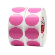 Round Color Coding Label Price Stickers Blank Yard Sale Stickers 1 inch Perma...