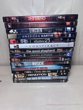 Drama/thriller Dvd Movie Lot Of 15, Inferno, Conspiracy, Casino, Body Of Lies