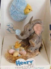 EASTER ~ Tuskers HENRY ELEPHANT - A BIG HELLO FROM LITTLE ME - 91224