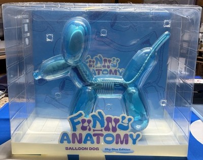 MIGHTY JAXX Funny Anatomy Balloon Dog Sky Blue Edition Limited Release NEW