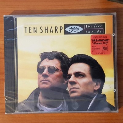 TEN SHARP the fire inside NEU/SEALED MINT/MINT (CD Album, Electronic, Columbia)