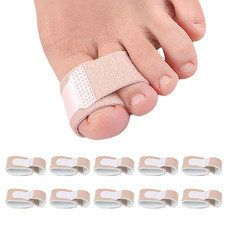 Hammer Toe Straightener Corrector 10Pack , Broken Toe Wraps with Soft Padded...