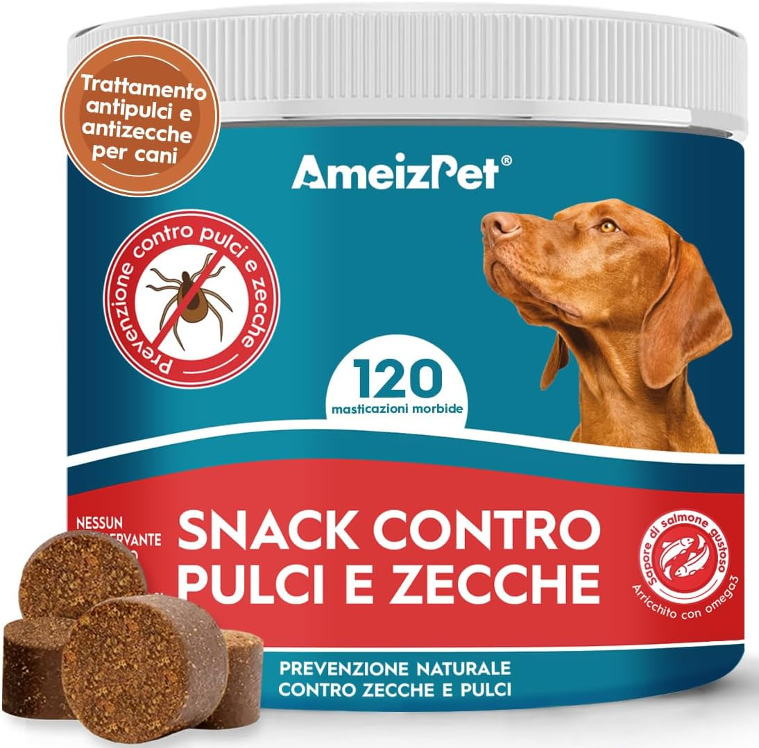 Pastiglie Naturali Antipulci Cani - Difesa Dolce in Compresse