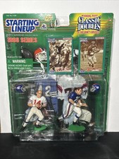 Starting Lineup Classic Doubles YA Tittle Sam Huff NFL Action Figures 1998 NIB
