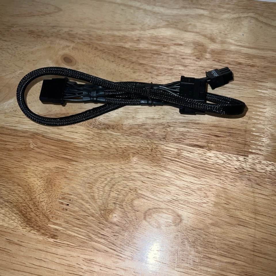 EVGA 6-pin to 4x 4-Pin Perif/Molex Connectors Single Cable - Image 2 of 4