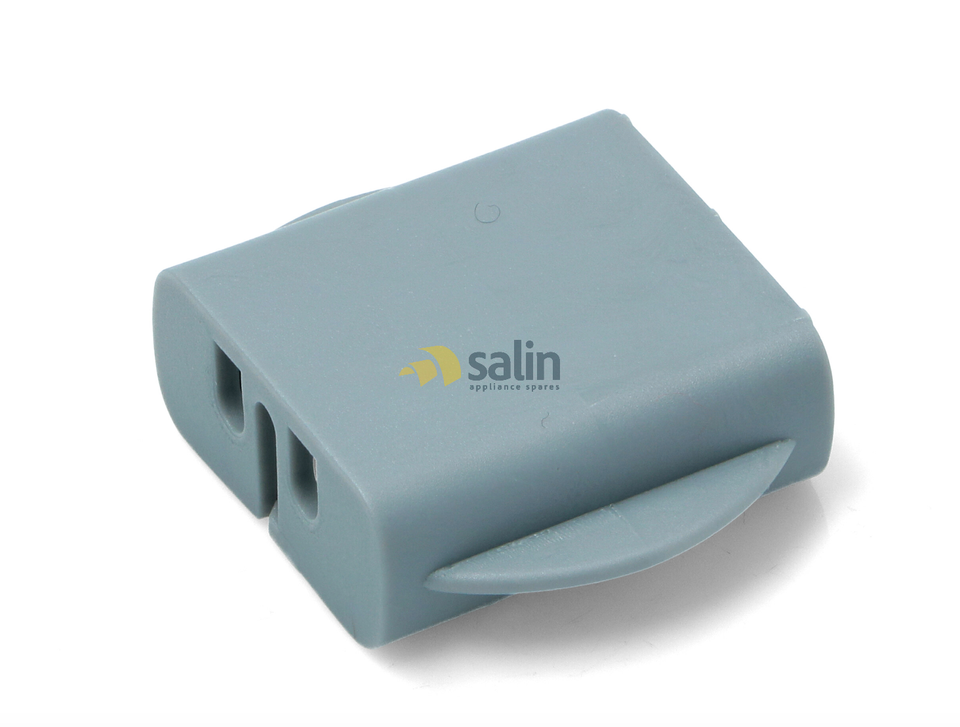 X2 GENUINE SMEG DISHWASHER TOP BASKET FRONT RAIL END CAP SET DW880FIM1