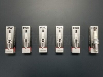 NGK V-Power Spark Plugs for Supra Turbo 93-98 6pcs (1 step colder plugs)