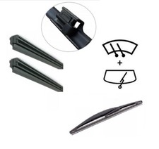 3x Wischergummi Scheibenwischergummi HYBRID Wischerblätter für Honda HR-V 2015-