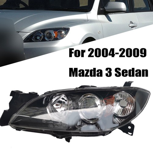 For 2004 2005 2006 2007- 2009 Mazda 3 Sedan Headlight HeadLamp Left Driver Side - Picture 2 of 12