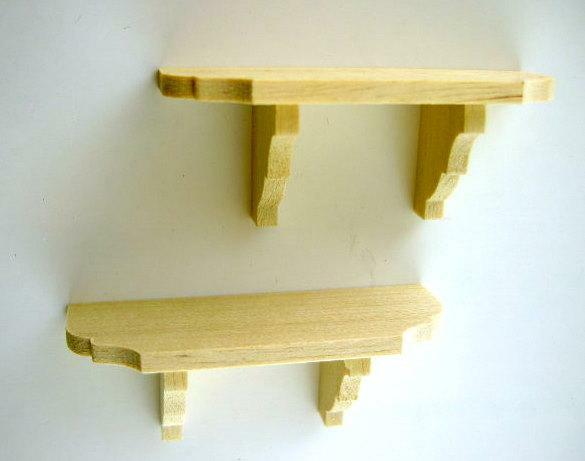 dolls house wall shelf