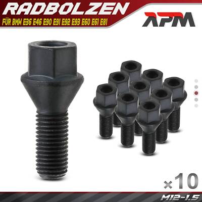 10x Radbolzen Für Audi A8, Q7, Touareg & Mehr - Kompatibel Mit 8R0601295