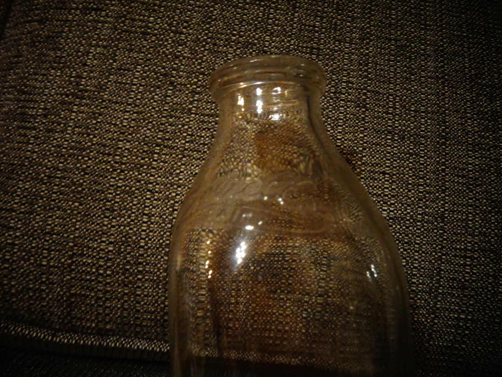 Monticello Dairy Glass Milk Bottle 1 Quart Charlottesville UVA Cow Jefferson eBay