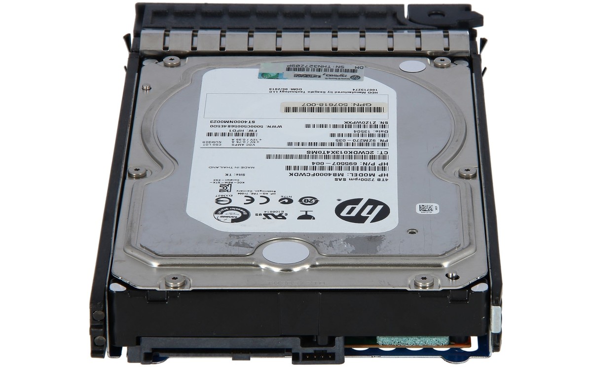 HP 693721???001?4?TB 7200?RPM 3.5インチSAS 6?G HDD HPE 693721-001 4TB 7200RPM 3.5in DP SAS 6Gbps Midline G4-G7