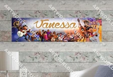 Coco Movie - Personalized Name Poster Customized Birthday Party Banner Decor