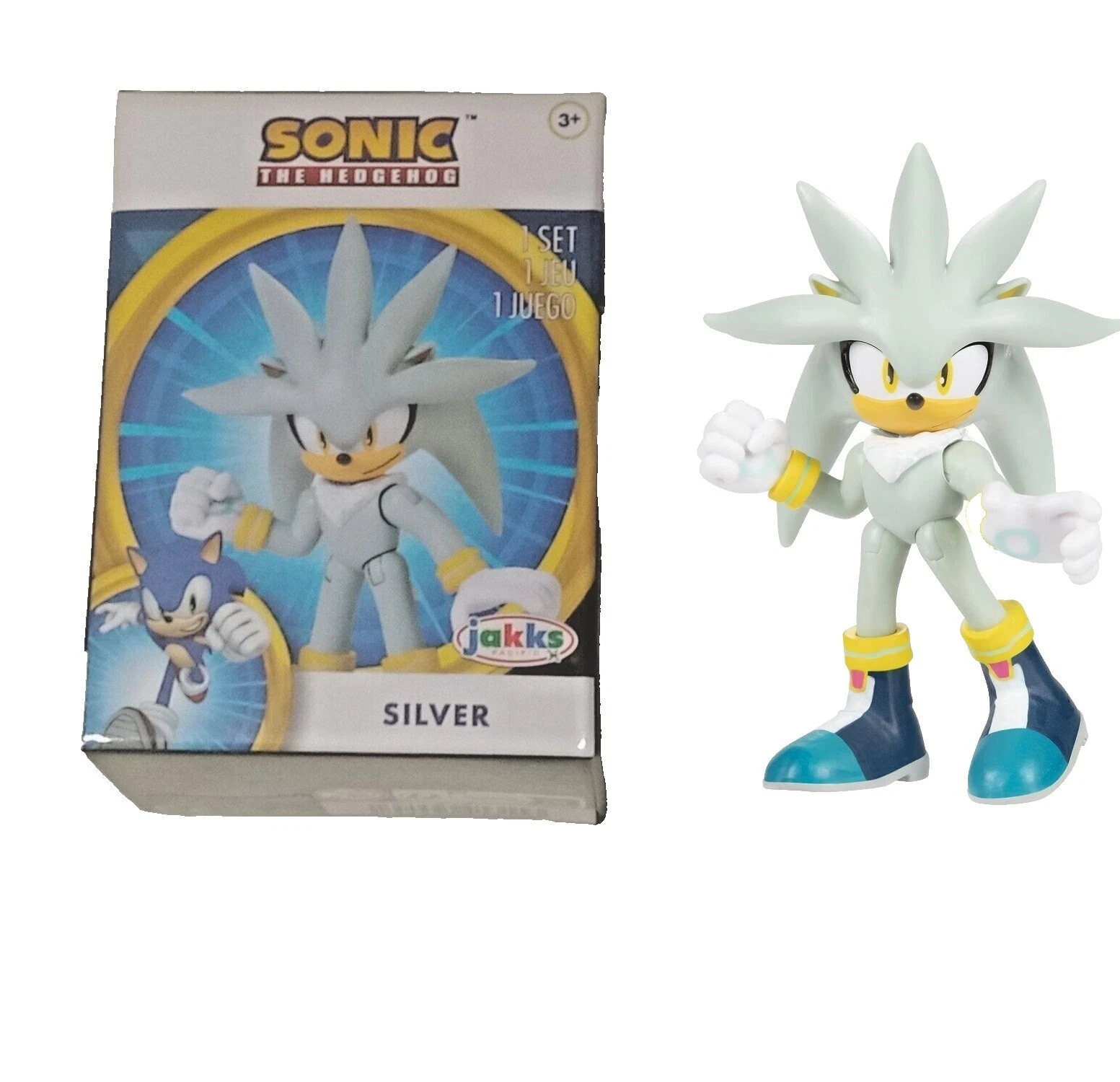 Figuras de acción de plata JAKKS Pacific y accesorios