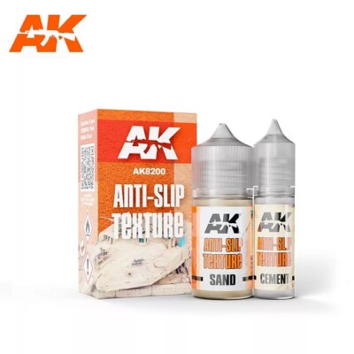 AK Interactive AK8200 - Anti-Slip Texture (2 Parts Product) - Neu