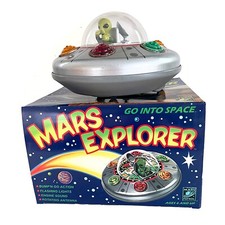 Vintage - Mars Explorer Mars Patrol Rocket USA UFO In Box 1998 - Made in Japan