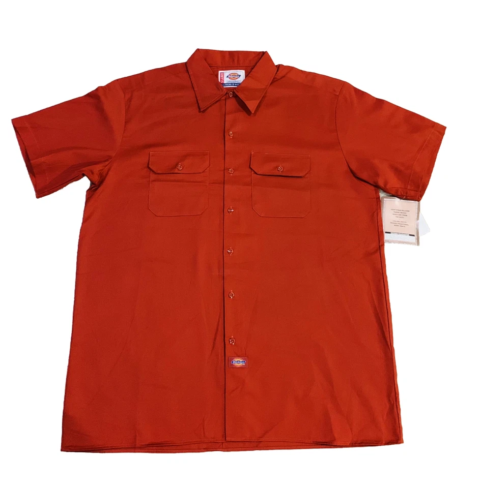 Camisa de Trabajo Y2K Vintage Colores Para Hombre Dickies Manga Corta WS574 L, XL, 2X-5X NUEVA CON ETIQUETAS Foto 2 de 4